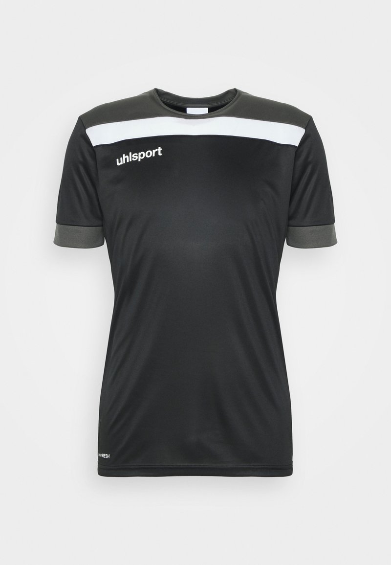 uhlsport T-shirt print zwart