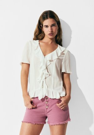 VOLANTES - Blouse - blanco