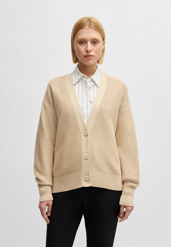 Strickjacke - beige nine