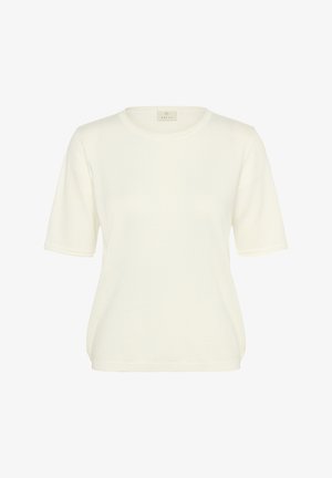 Kaffe LIZZA - Paprasti marškinėliai - chalk
