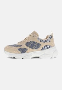Guess INDYE LOGO LAUFSCHUHE - Baskets basses - creme