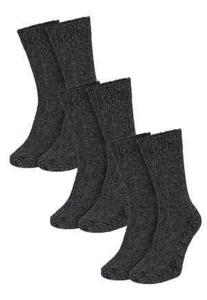 3 PAAR NORWEGER - Socken - anthrazit