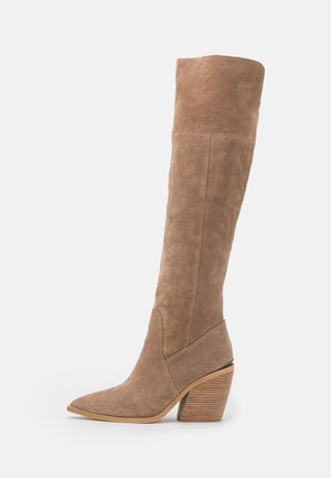 Over-the-knee boots - beige