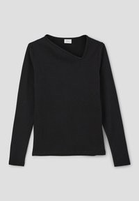 s.Oliver MIT ASYMMETRISCHEM AUSSCHNITT - Longsleeve - schwarz
