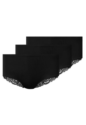 3 PACK- HIPSTER - Panties - schwarz