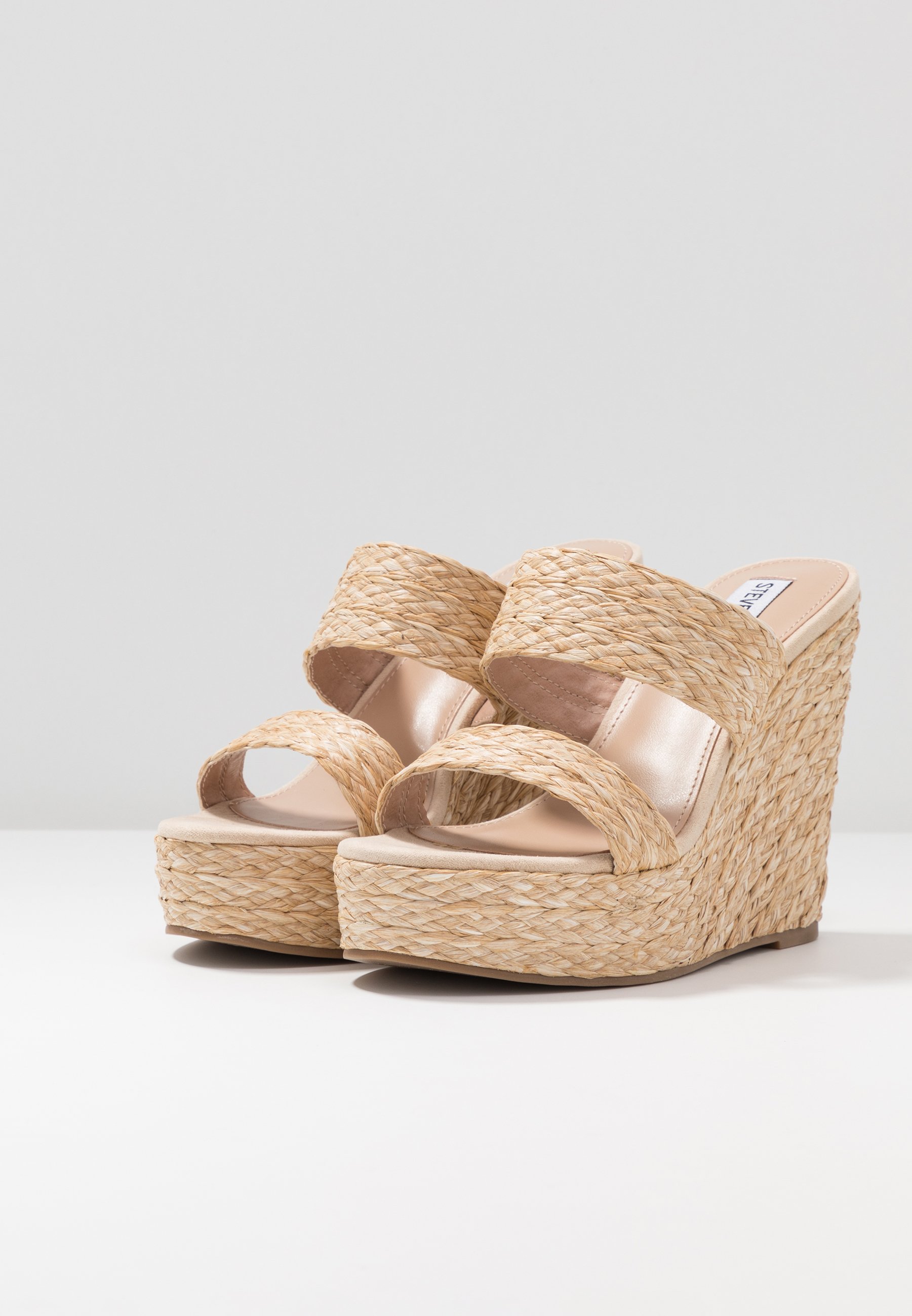 SUNFLOWER WEDGE Slip ins med klack natural SUNFLOWER WEDGE Slip ins med klack natural