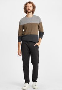 Solid SDTELMO REGULAR FIT - Tygbyxor - black