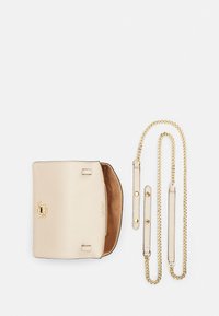 Lauren Ralph Lauren LEATHER CROSSBODY TURN-LOCK TECH CASE - Torba preko tijela - explorer sand
