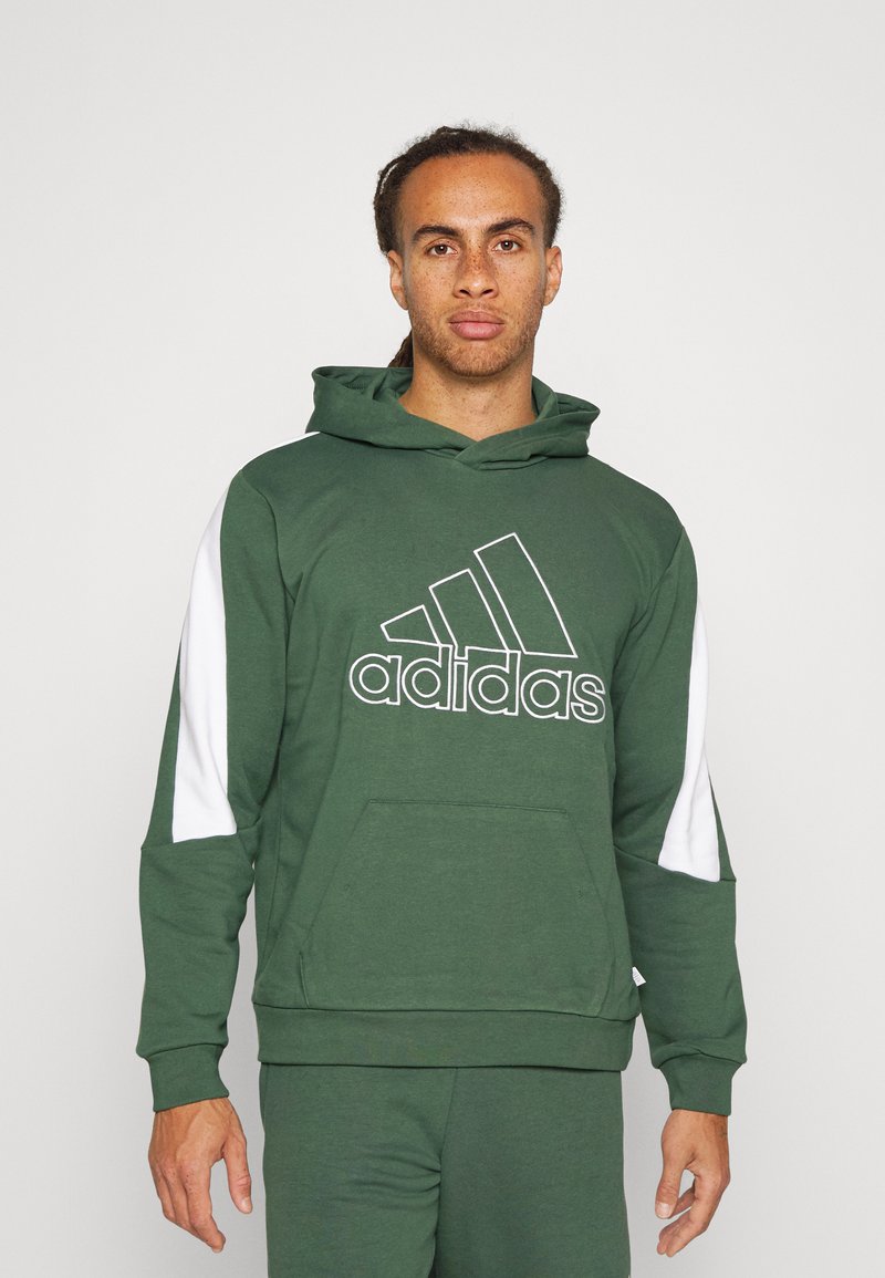 adidas Performance BADGE OF SPORT Sweatshirt green oxide/grün