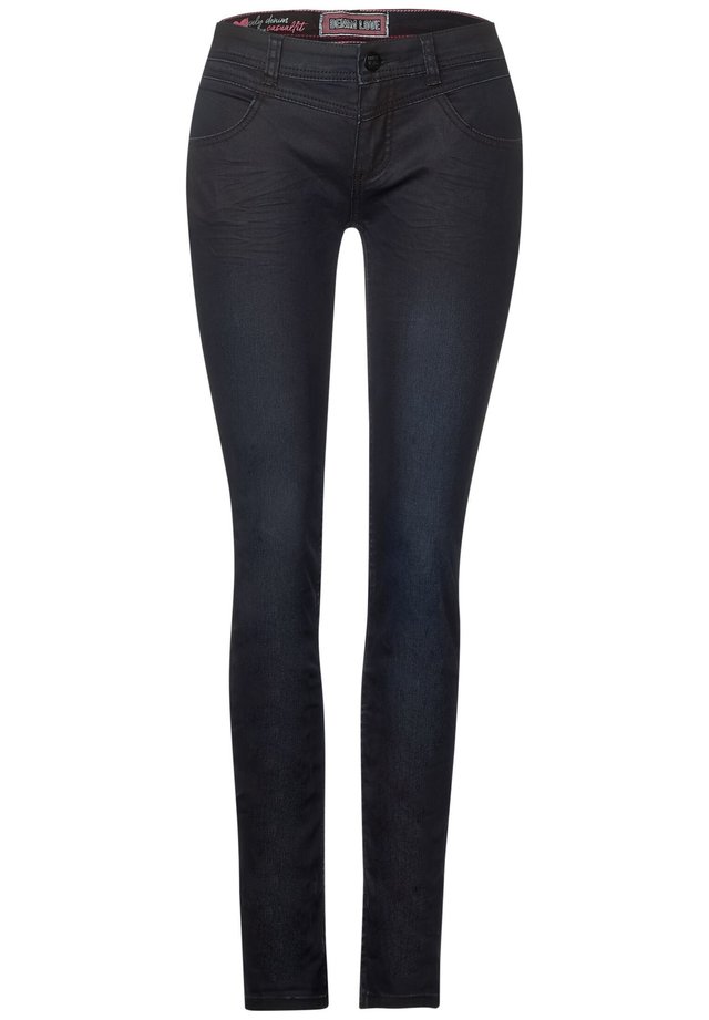 MIT COATING - Jeans Slim Fit - blau