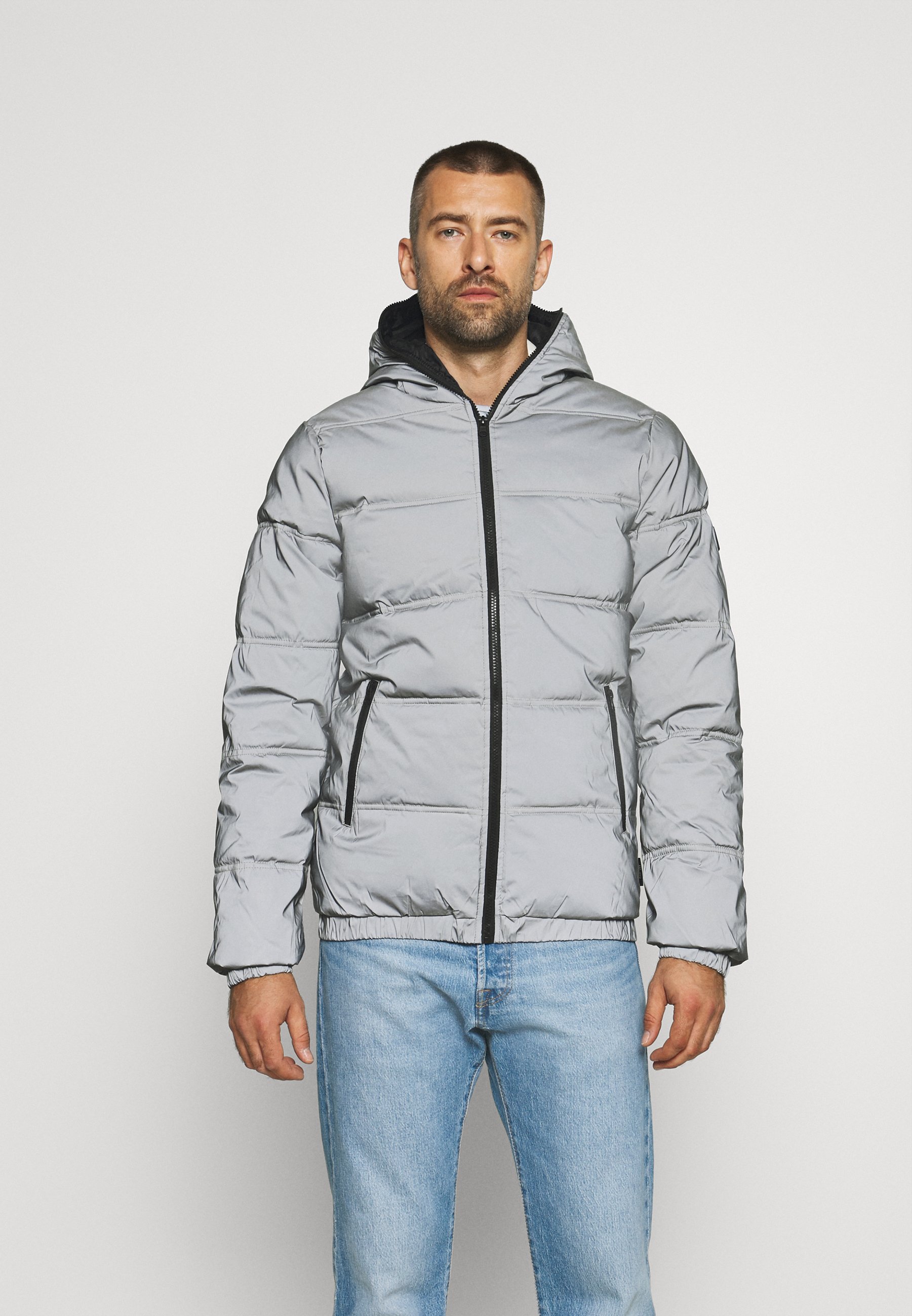 grey fluorescent jacket