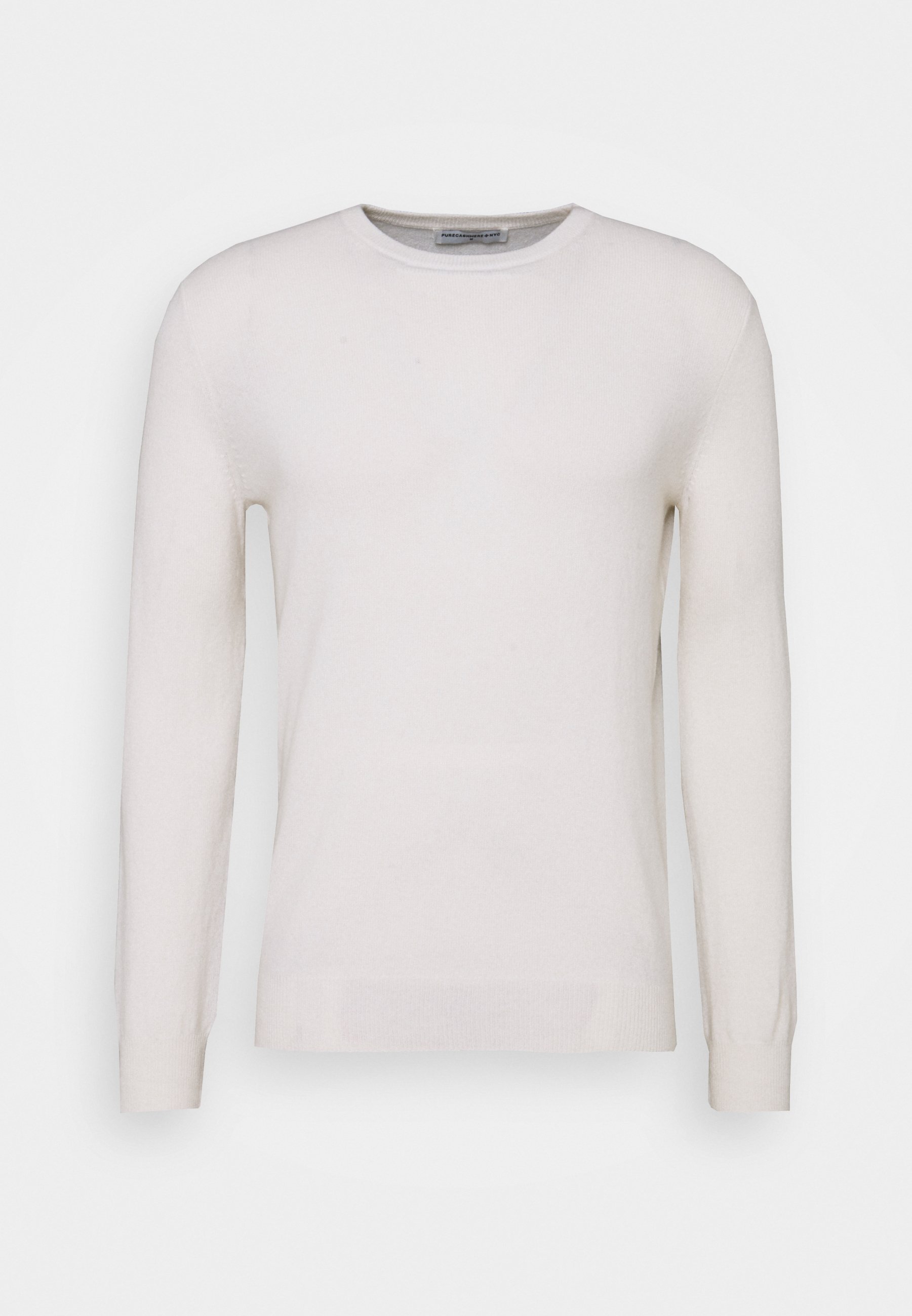 pure cashmere MEN CREW NECK SWEATER Jumper vintage white/off