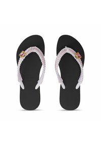 Uzurii MACRAME SWITCH - Badslippers - black