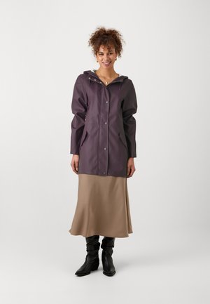 VMMALOU COATED JACKET  - Regnjakke - plum perfect