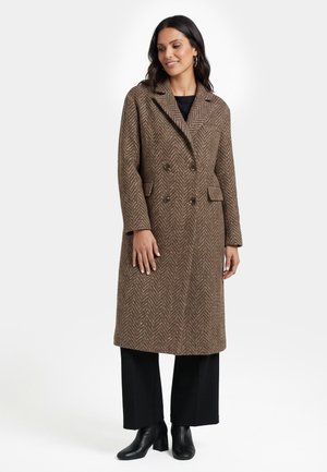 usha, Klassisk frakke - khaki multicolor