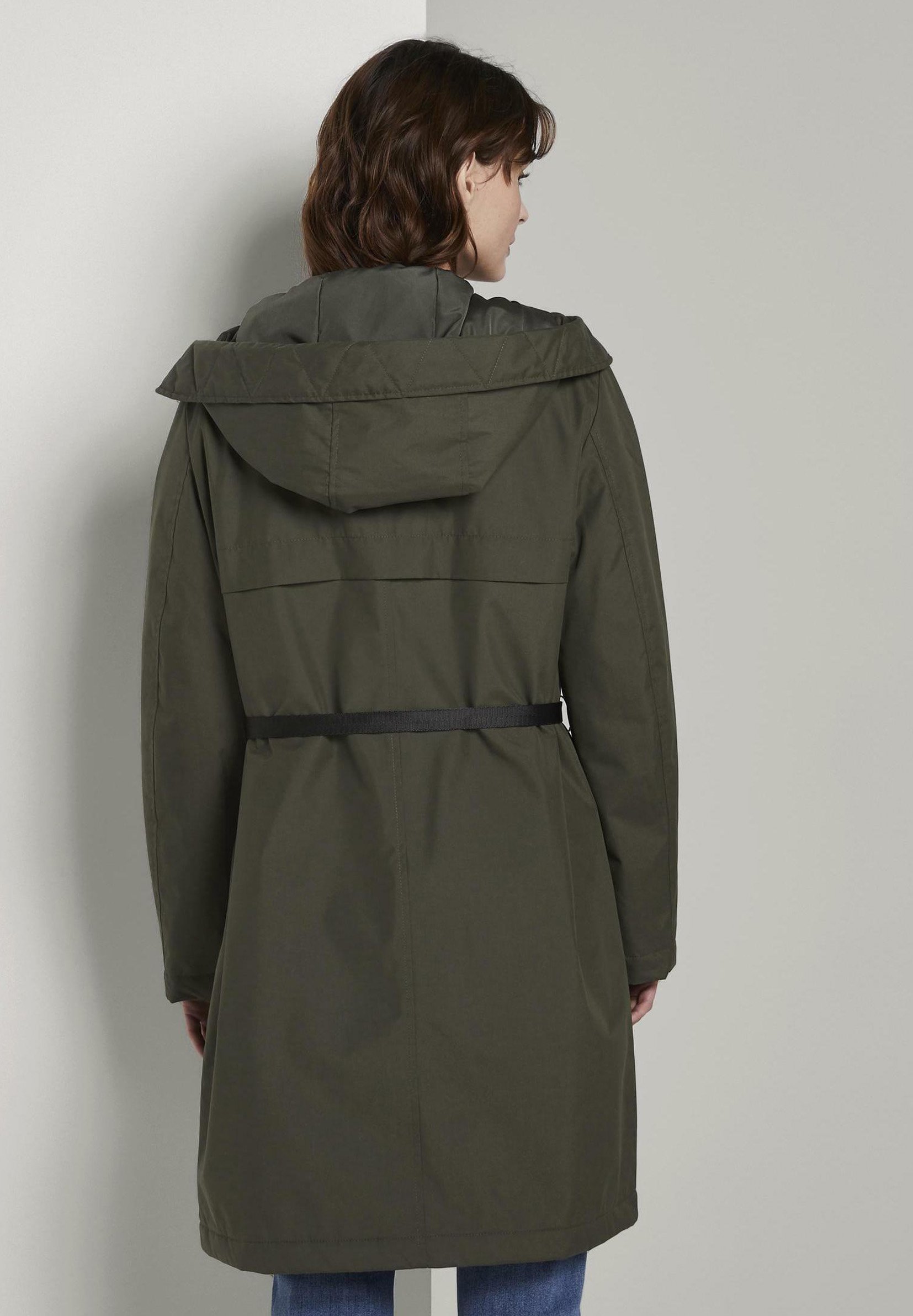 TOM TAILOR Regenjas woodland greenolijfgroen Zalando.nl TOM TAILOR DENIM Sweater woodland greenolijfgroen