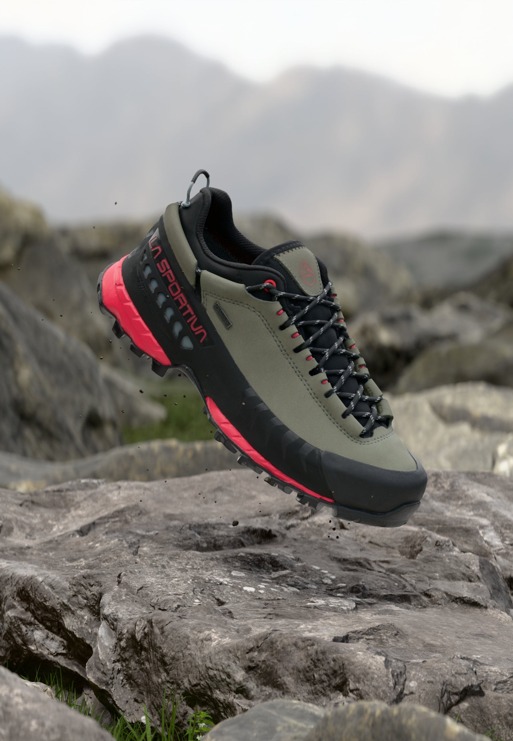 La Sportiva TX5 LOW WOMAN GTX - Hiking shoes - clay/hibiscus