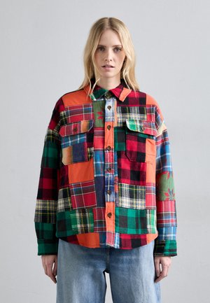 OLVIA LONG SLEEVE BUTTON FRONT SHIRT - Giacca da mezza stagione - multi-coloured