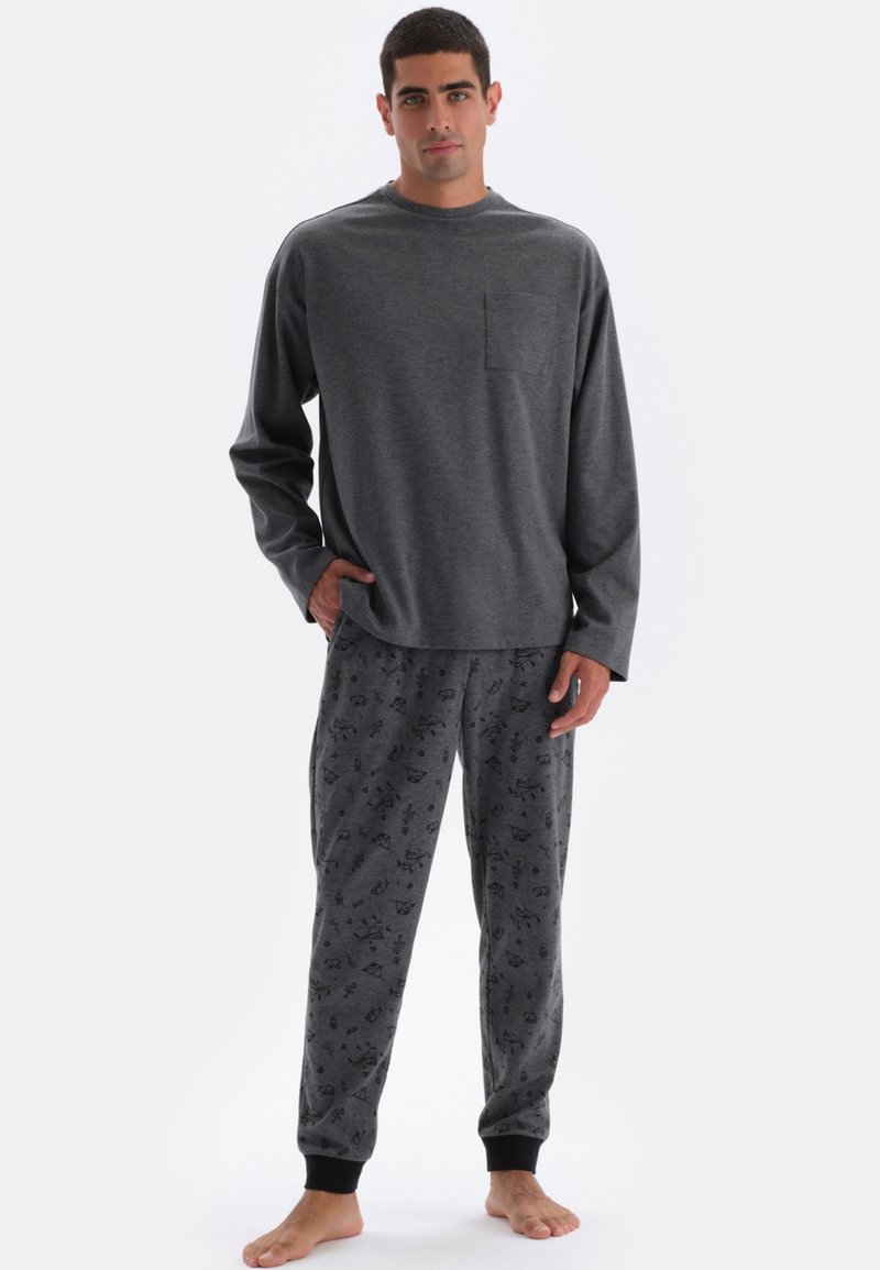 Sudadera Oversize De Manga Larga Dagi Para Hombre - Algodón, Cuello Redondo, Tallas S-2XL