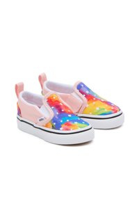 Vans SLIP- ON V - Matalavartiset tennarit - rainbow galaxy pink multi