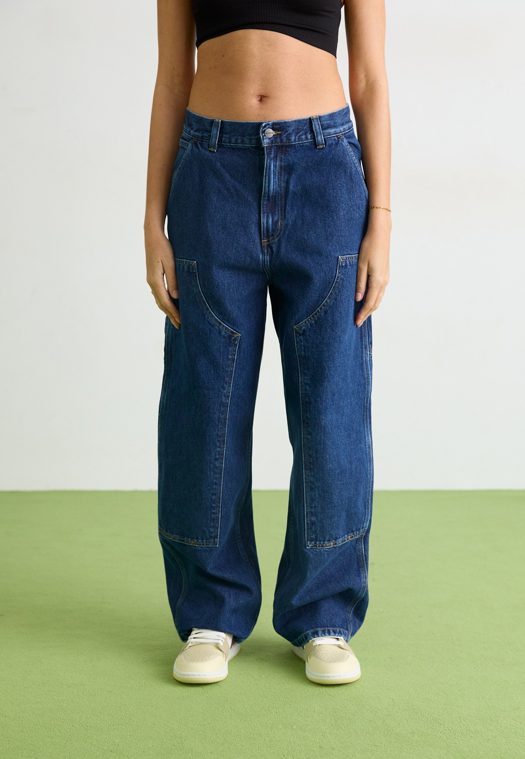 Carhartt WIP BRANDON DOUBLE KNEE PANT - Relaxed fit jeans - blue 