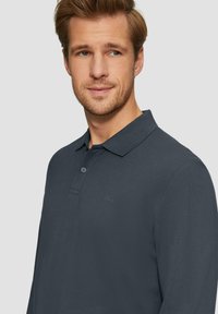 s.Oliver MIT LOGO - Poloshirt - schiefergrau