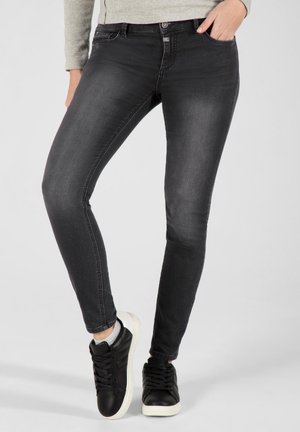 ALEENA - Jeans Slim Fit - soft black wash