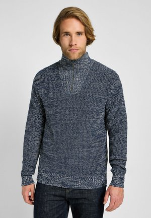 HALF ZIP KNIT - Trui - mood indigo