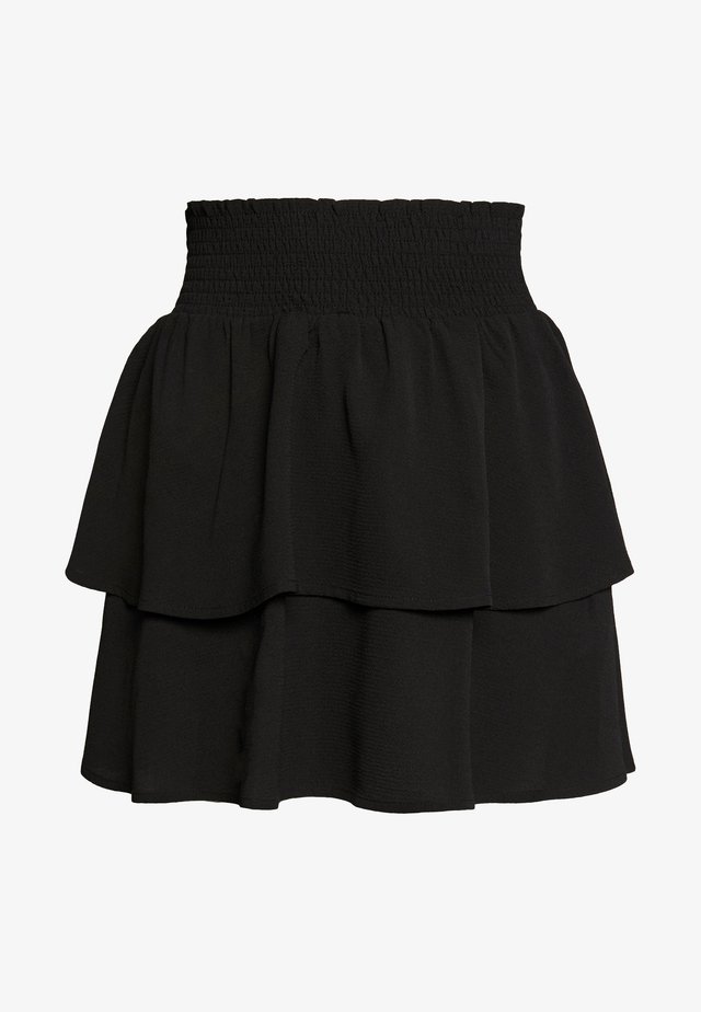 ONLNOVA LUX SMOCK - Plisséskjørt - black