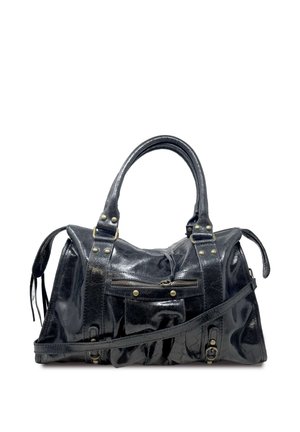 GRANDE CON TRACOLLA IN CON BORCHIE - Borsa a mano - nero