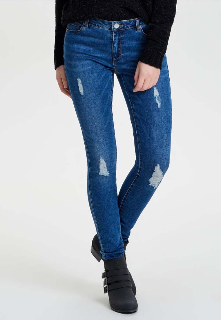 ONLY Jeans Skinny Fit medium blue denim/dunkelblau Zalando.de