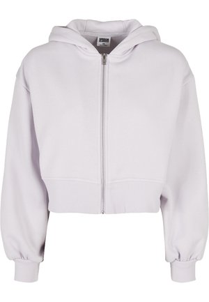 Urban Classics SHORT - Zip-up sweatshirt - softlilac