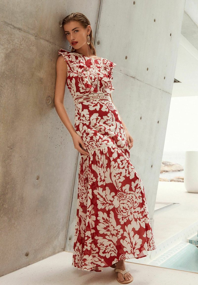 Next RUFFLE REGULAR FIT - Maksimekko - red white
