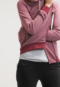 TWINTIP Sudadera con cremallera - mottled bordeaux