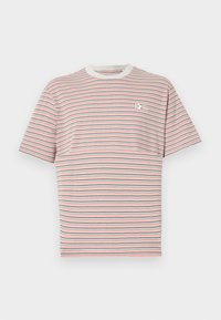 RELAXED STRIPED - Print T-shirt - grey rose
