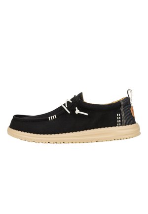HEYDUDE Wally Hickory Denim - Slip-On Schuhe - Náuticos - black tan