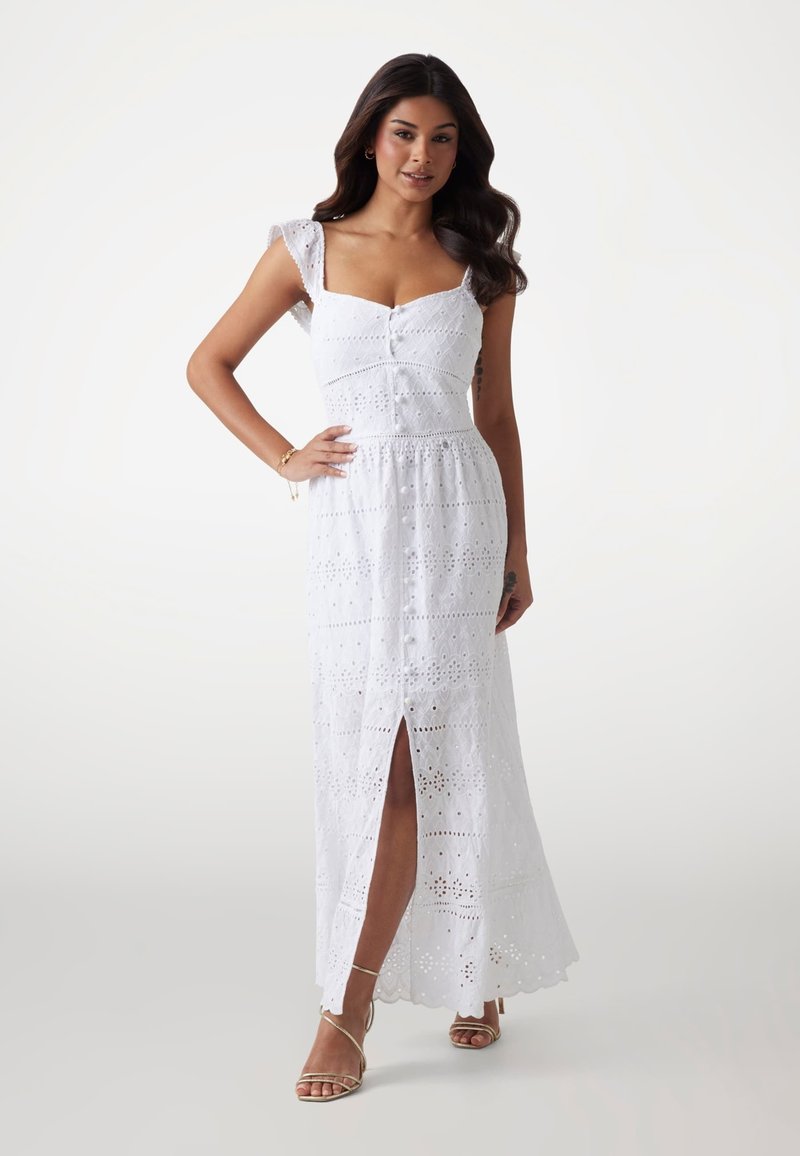 Guess - ELVIRE SANGALLO  - Maxi dress - weiß, Enlarge
