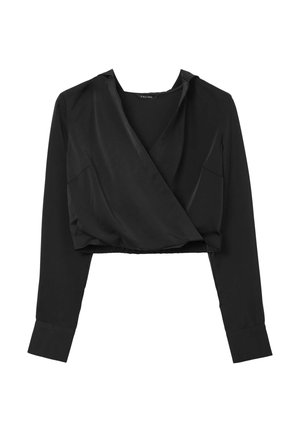 Calliope CON CAPPUCCIO  - Camicetta - nero