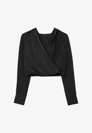 Calliope CON CAPPUCCIO - Camicetta - nero