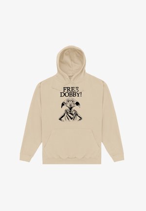 HARRY POTTER FREE DOBBY - Sweat à capuche - sand