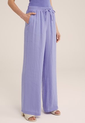 WE Fashion Auduma bikses - violet