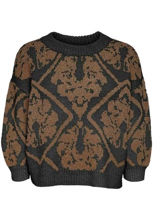 Trui - mottled dark grey