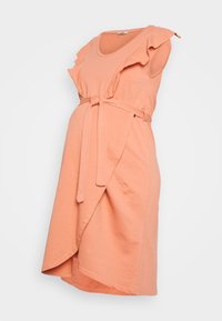 LOVE2WAIT DRESS NURSING RUFFLES - Vestido de dia - hot sauce