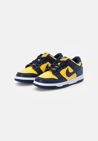 Nike Sportswear DUNK LOW - Sneakers basse - varsity/midnight navy-white-total orange