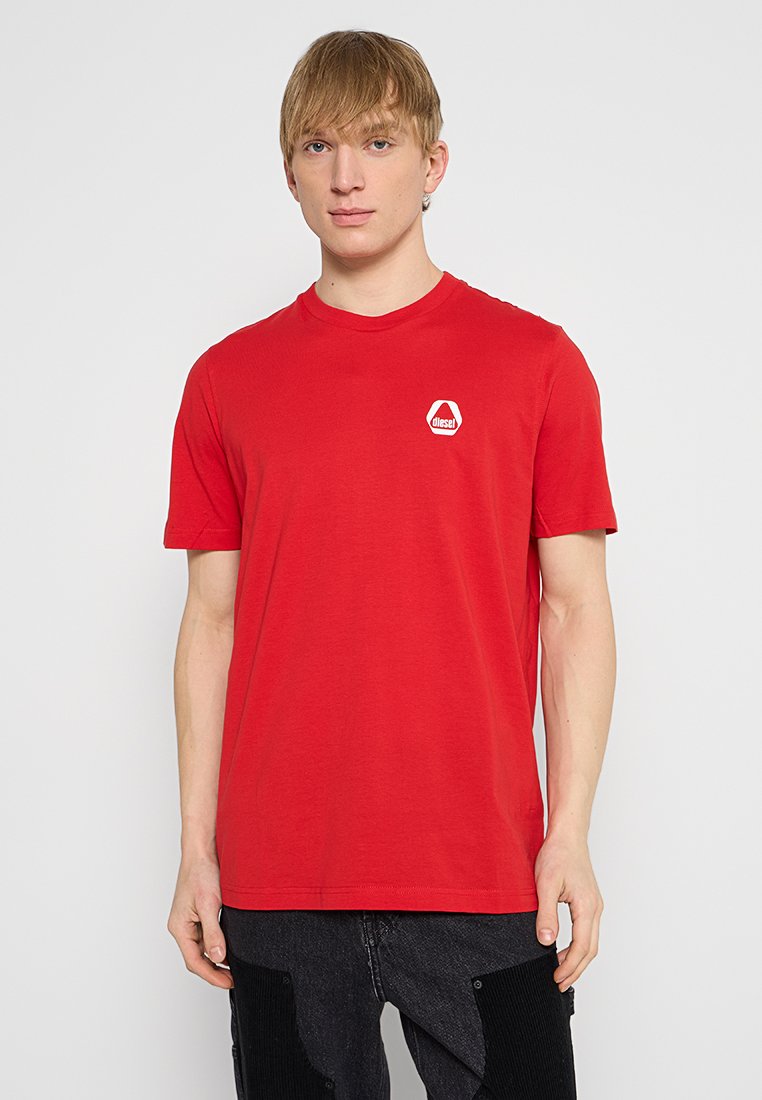 Diesel T-shirt basic rood