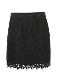 Kaffe Curve A-linjainen hame - mottled black