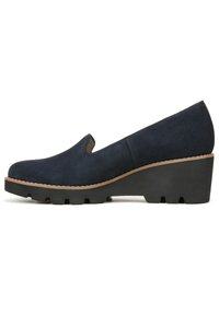 WILLA - Slip-ons - navy suede