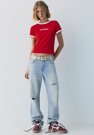 PULL&BEAR RETRO  - Sneakers basse - bordeaux