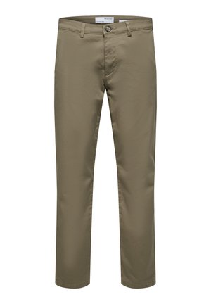 Selected, SLIM NEW MILES FLEX PANT NOOS - Vászonnadrágok - ermine
