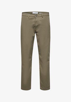 Selected, SLIM NEW MILES FLEX PANT NOOS - Vászonnadrágok - ermine